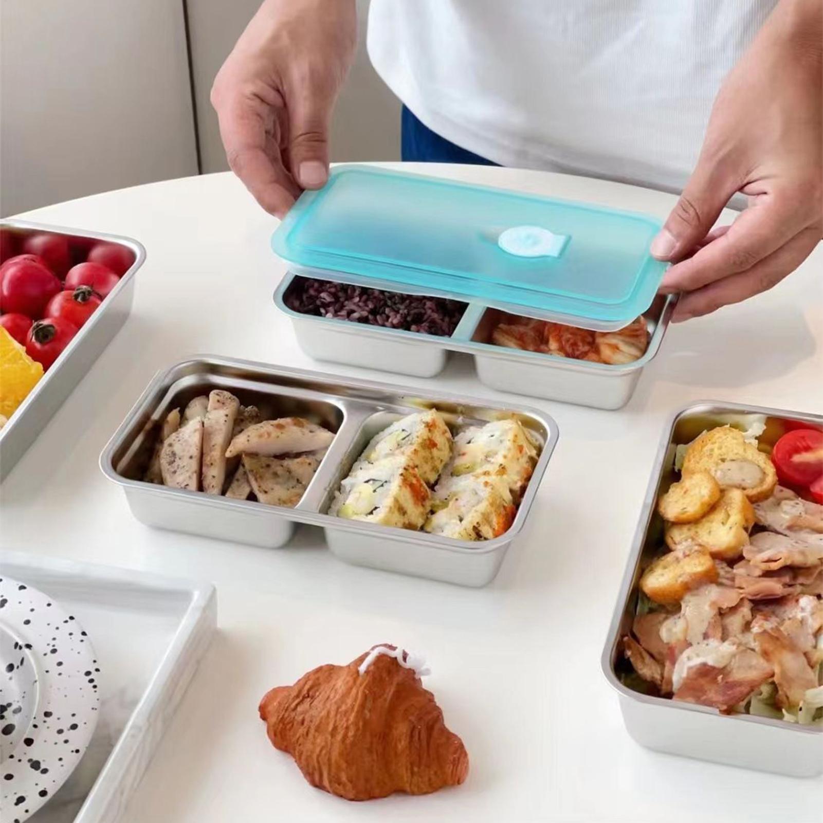 Salad Container Jar - 304 Stainless Steel Lunch Box Bento