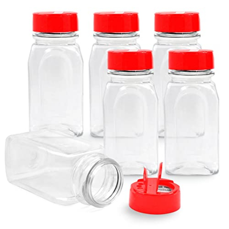 Herb Keeper Bottle - 9.5 Oz Plastic Spice Jars with
