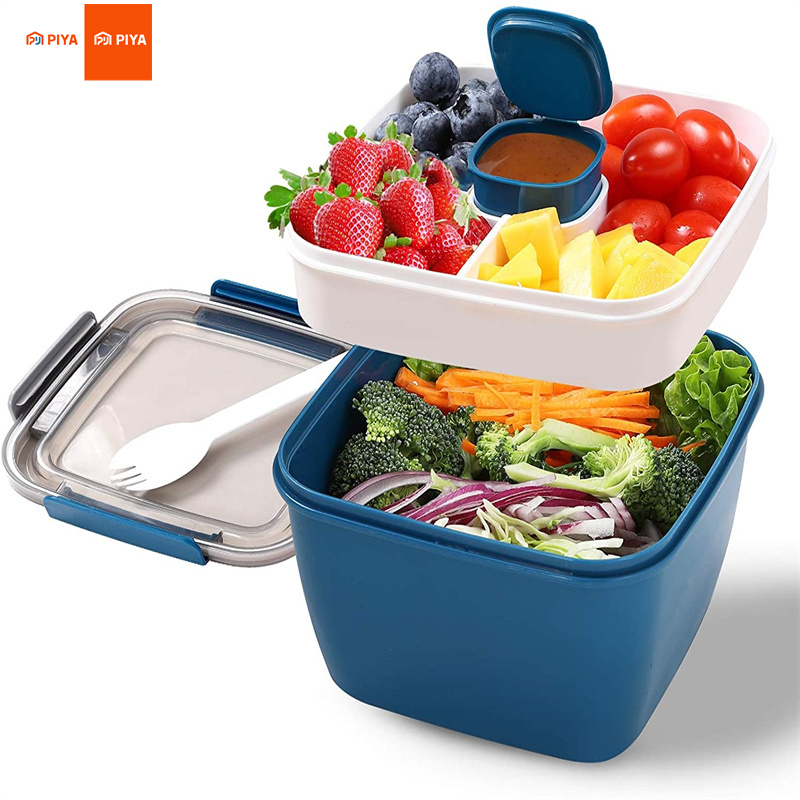Portable Salad Lunch Container - огляд і ціна Salad Container Jar