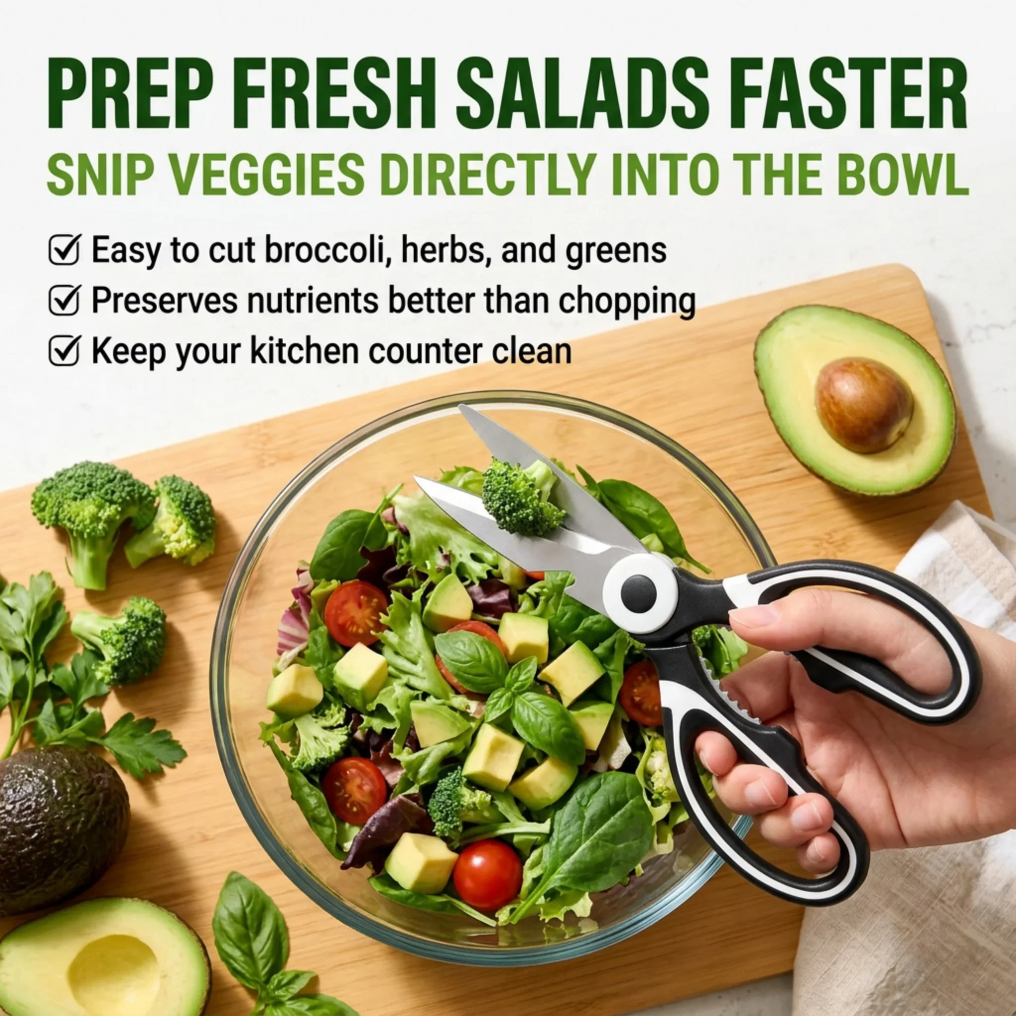 Kitchen Scissors for Meal Prep - огляд і ціна Meal Prep Veggie