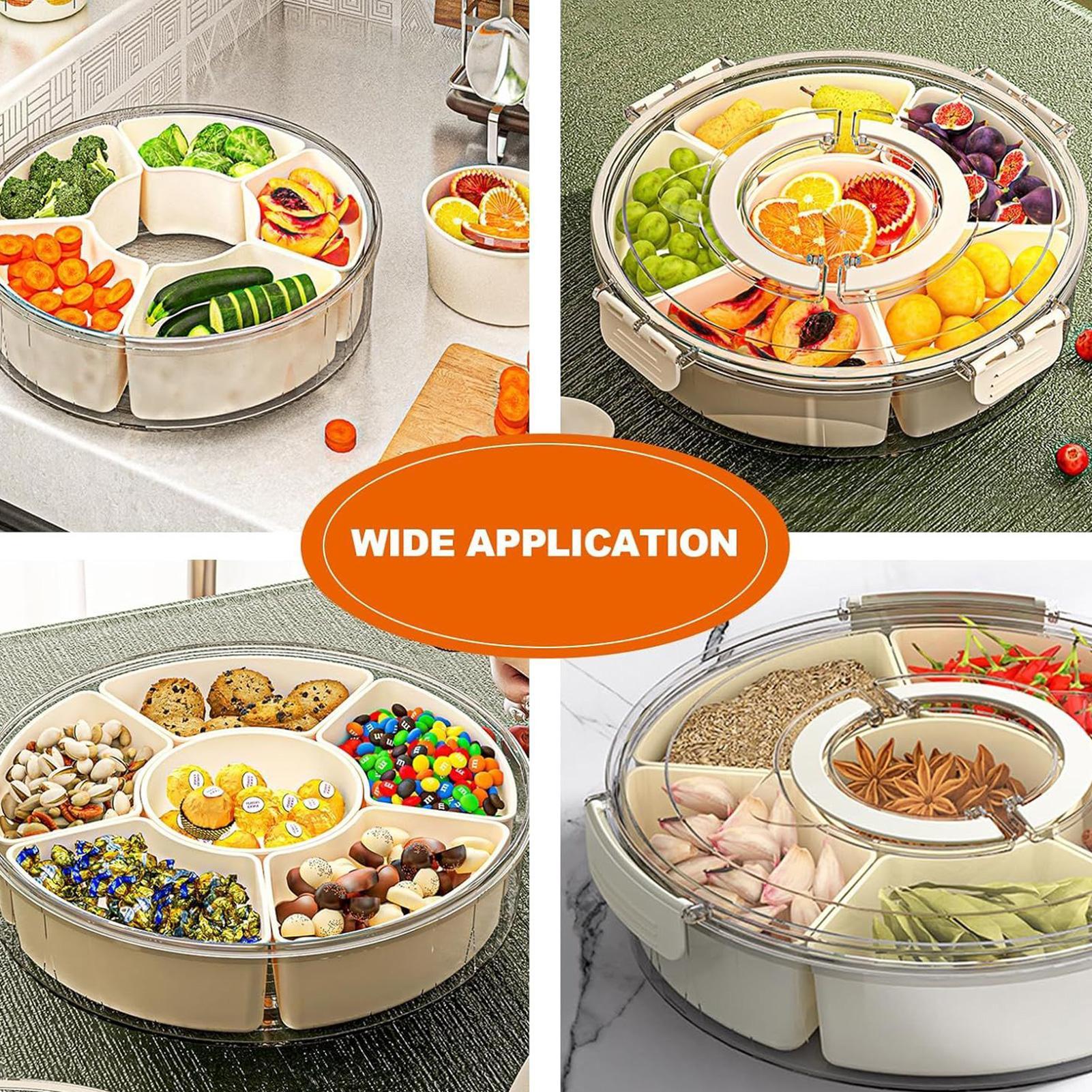 Snack Containers 6-Dividers Tr - огляд і ціна Meal Prep Veggie