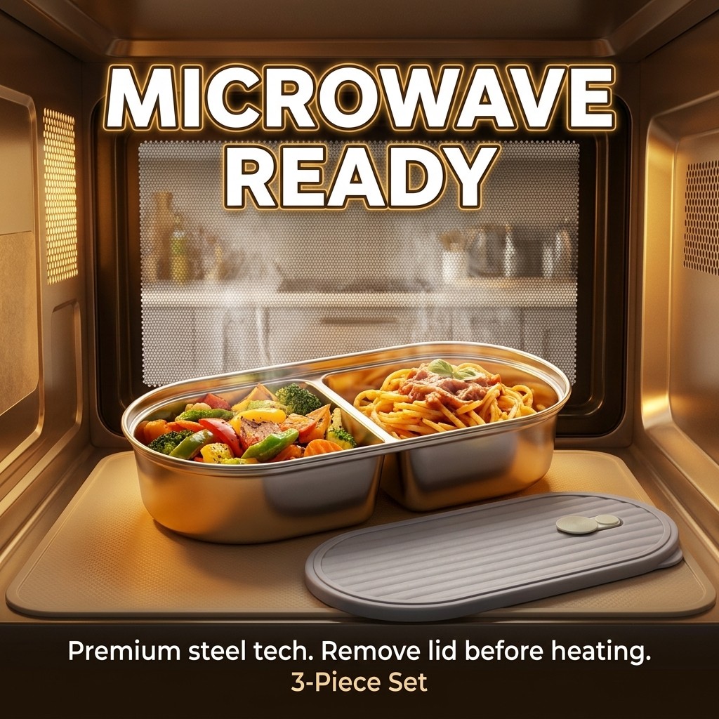 Microwavable 304 Stainless Ste - огляд і ціна Meal Prep Ideas