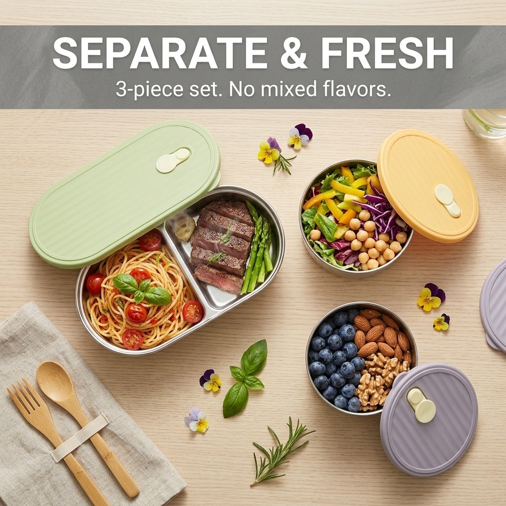 Microwavable 304 Stainless Ste - огляд і ціна Meal Prep Ideas