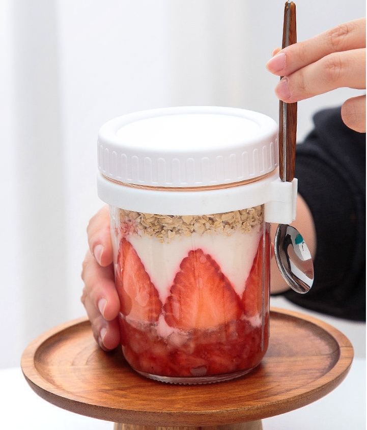 350ML Overnight Oat Cup Glass  - огляд і ціна Meal Prep Yogurt