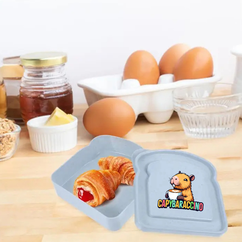 Capybara Sandwich Food Storage - огляд і ціна Salad Container Jar