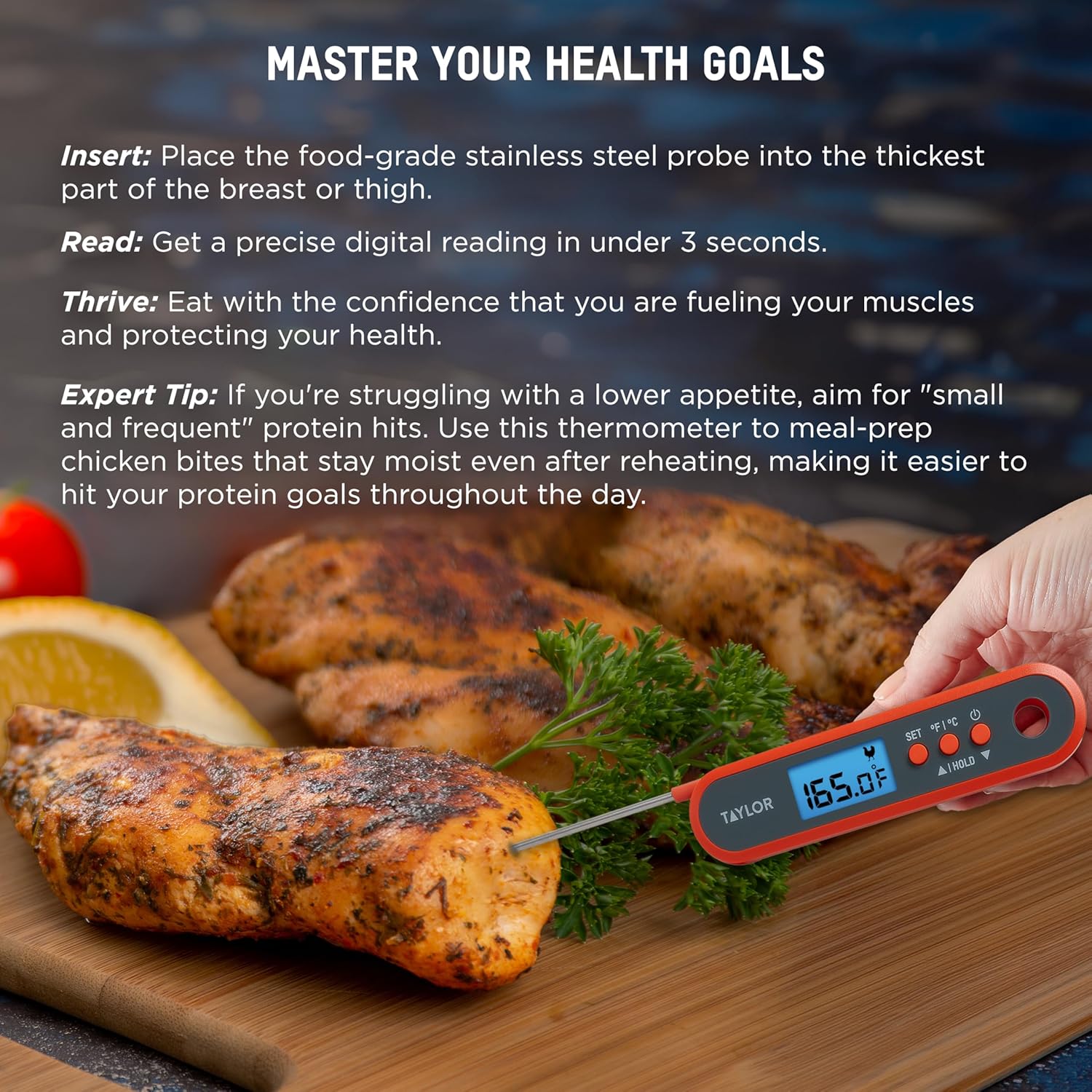 Digital Waterproof Meat Thermo - огляд і ціна Meal Prep Protein