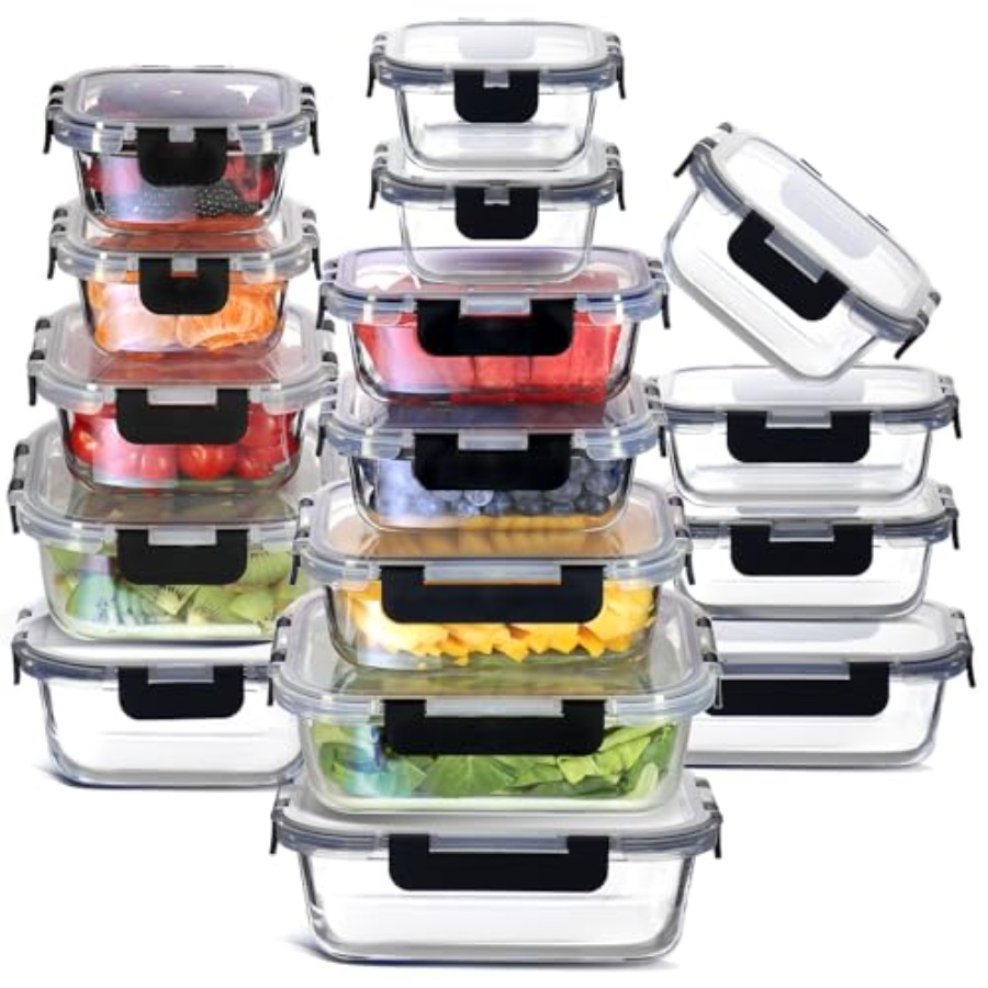 Glass food storage containers  - огляд і ціна Meal Prep Oven Safe Containers