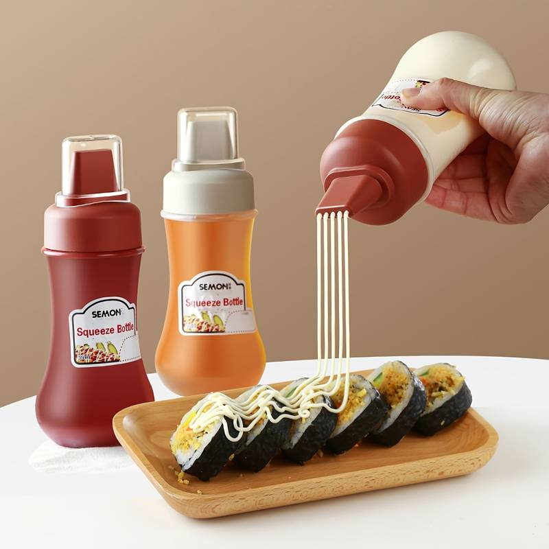 3pcs Squeeze Sauce Bottle Leak - огляд і ціна Herb Keeper Bottle