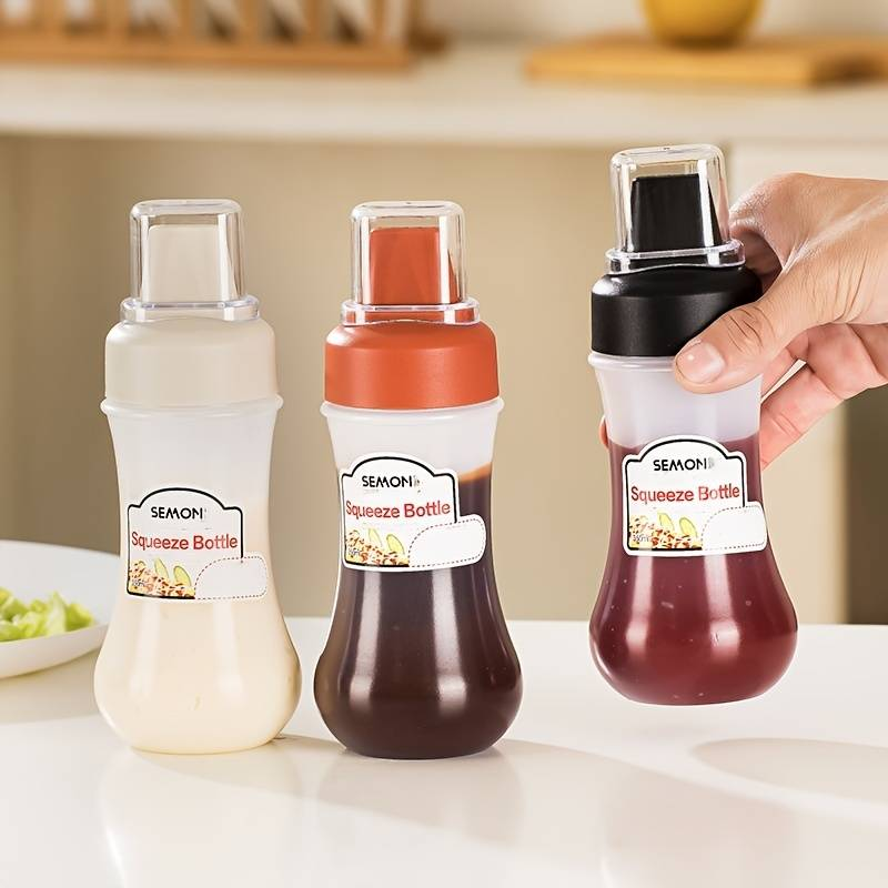 3pcs Squeeze Sauce Bottle Leak - огляд і ціна Herb Keeper Bottle