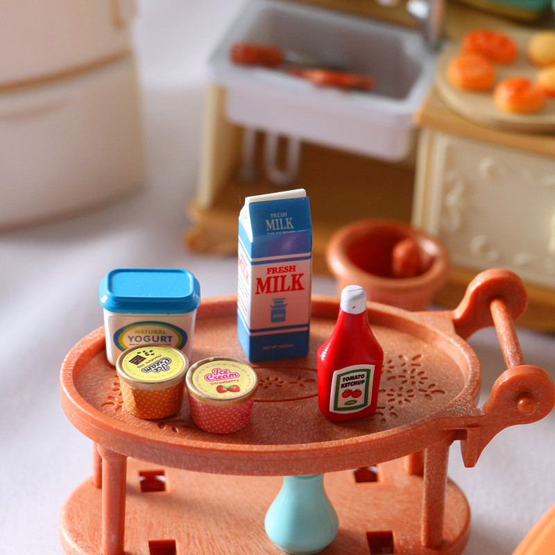 5Pcs/Set 1:12 Dollhouse Access - огляд і ціна Meal Prep Yogurt
