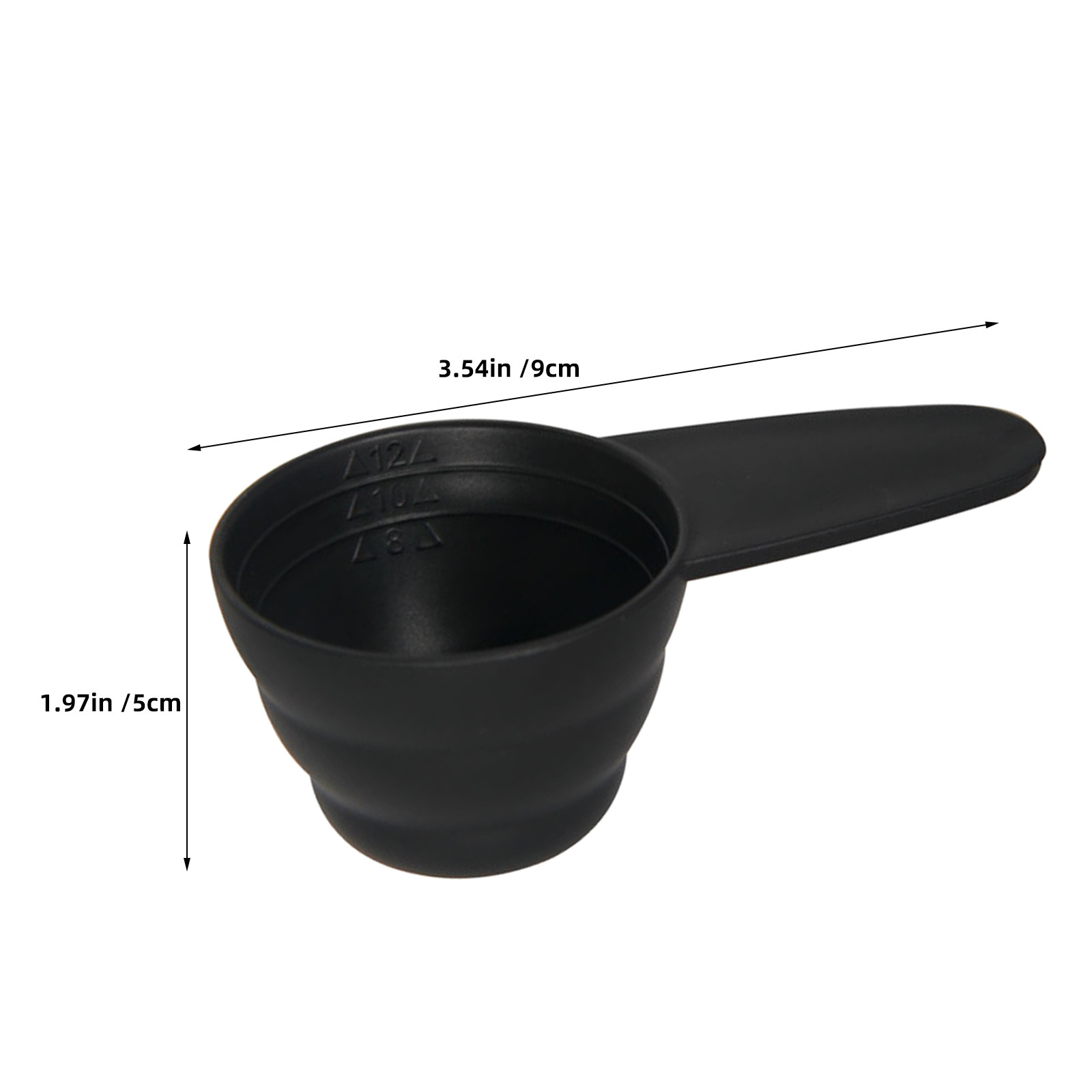 12Pcs Black Plastic Measuring  - огляд і ціна Meal Prep Protein