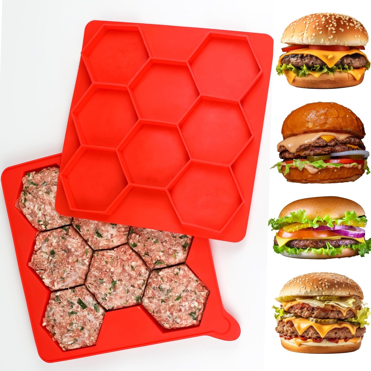 8 Hole Silicone Hamburger Pres - огляд і ціна Meal Prep Ideas