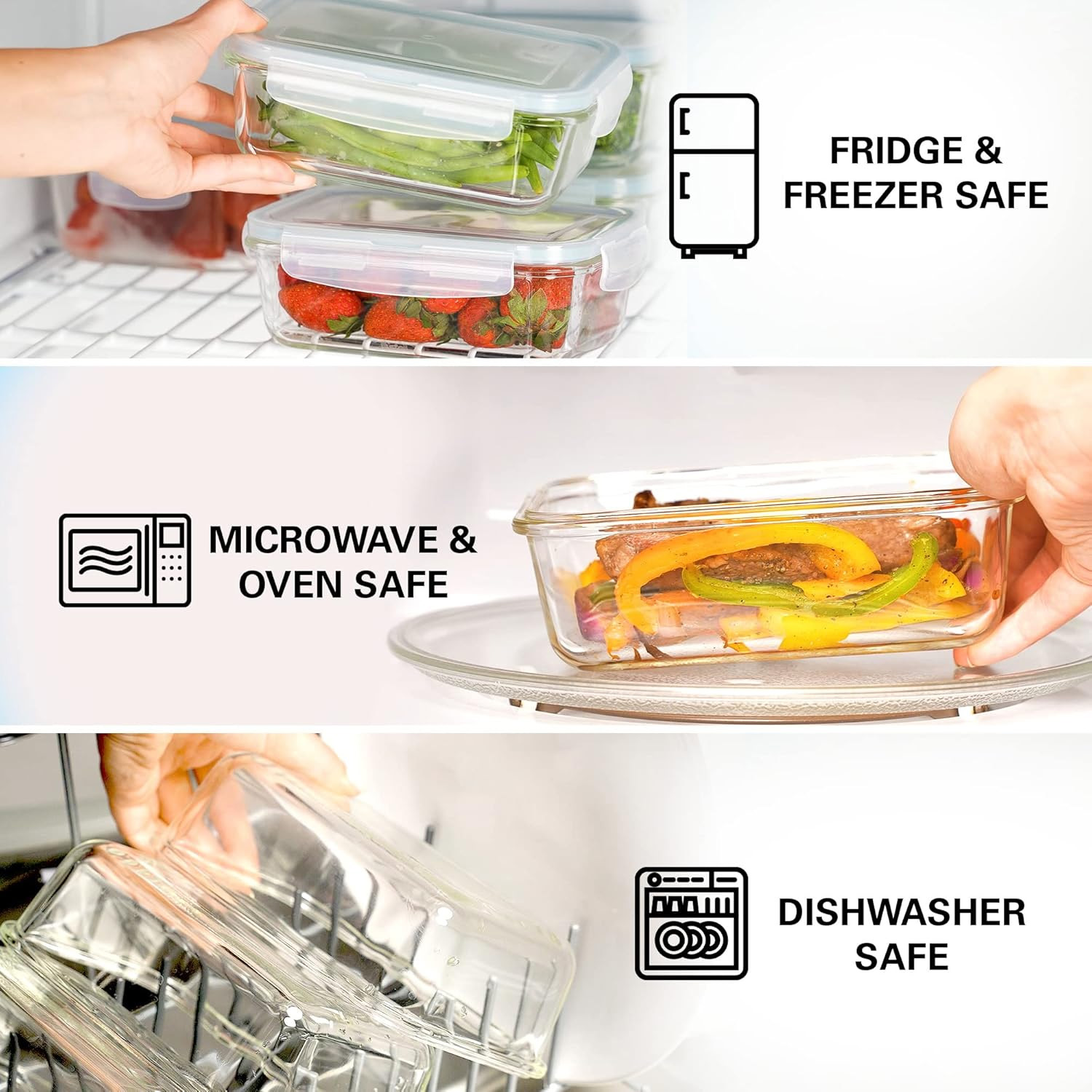 Glass Food Storage Containers  - огляд і ціна Meal Prep Ideas