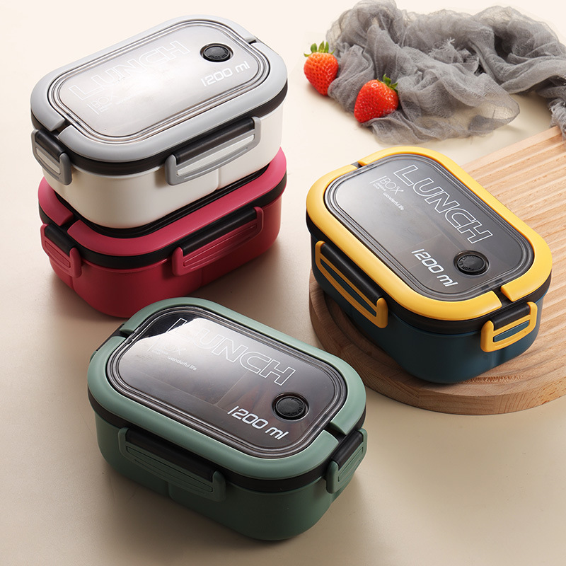Double-layer Lunch Box Student - огляд і ціна Salad Container Jar