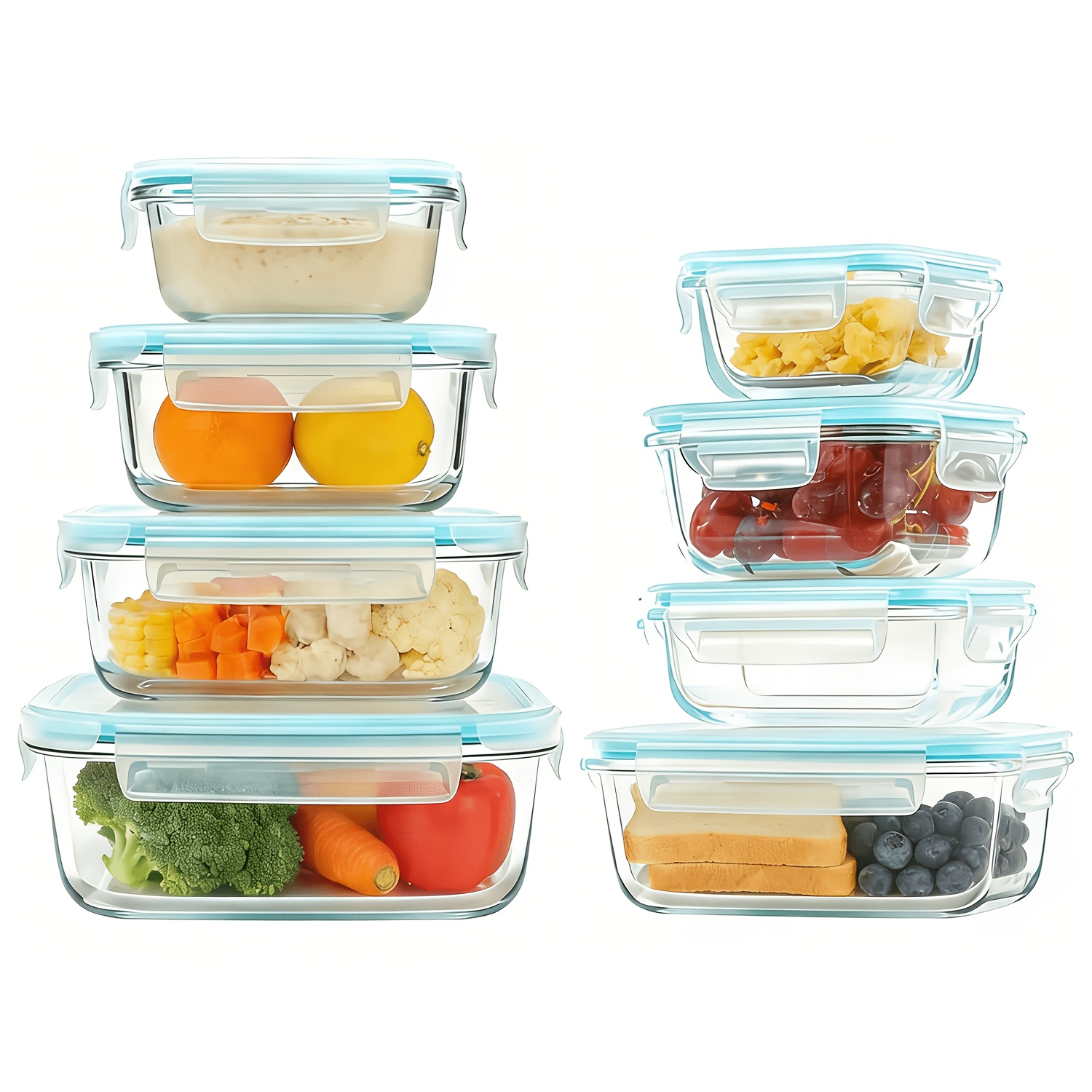 Premium Glass Food Storage Con - огляд і ціна Meal Prep Oven Safe Containers