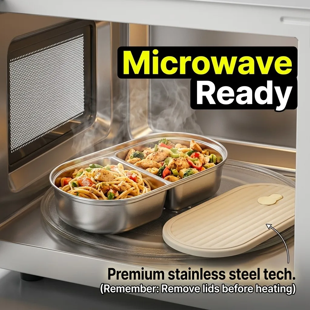 Microwave Safe 304 Stainless S - огляд і ціна Meal Prep Ideas