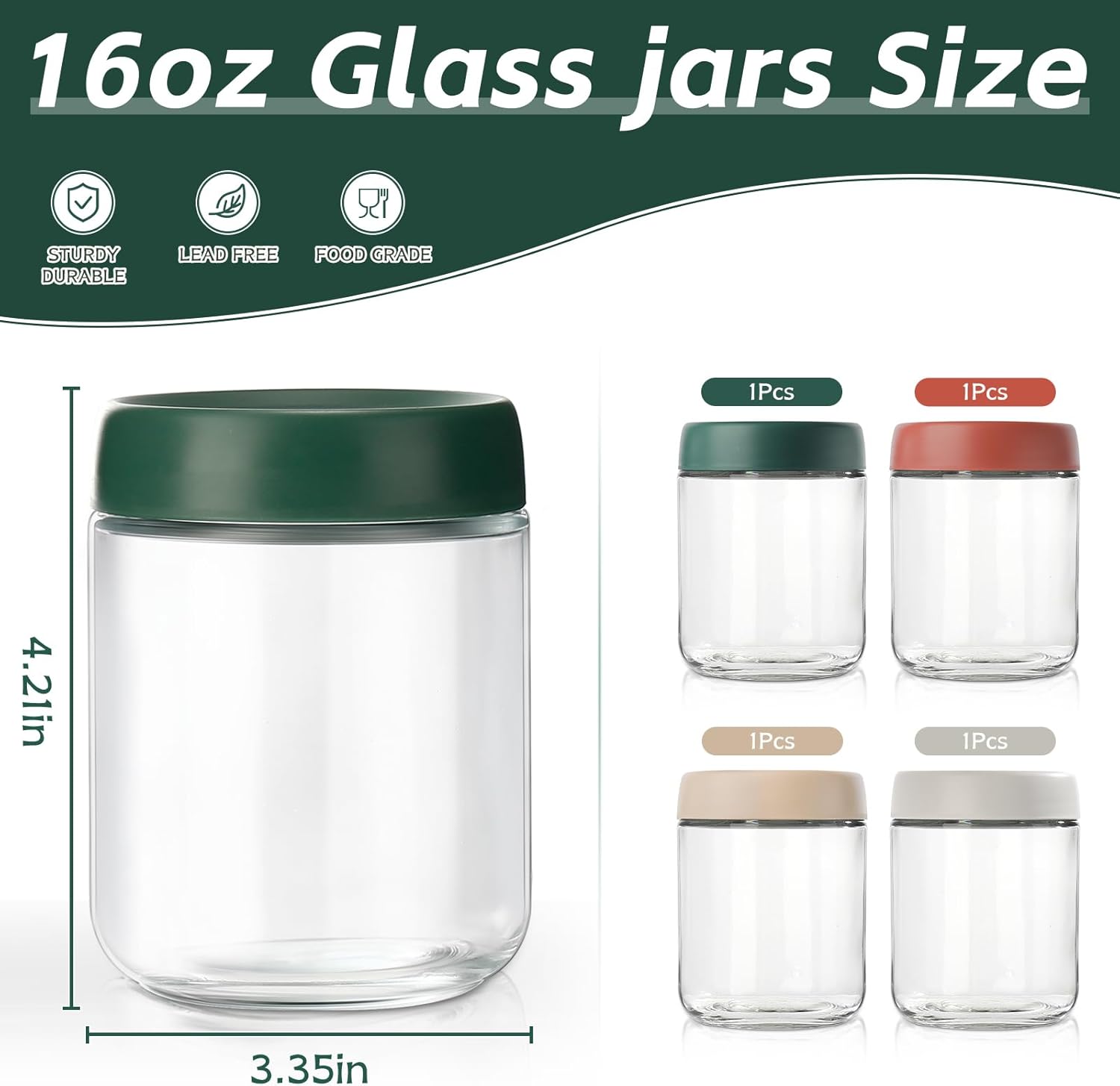 Glass Overnight Oats Container - огляд і ціна Meal Prep Yogurt