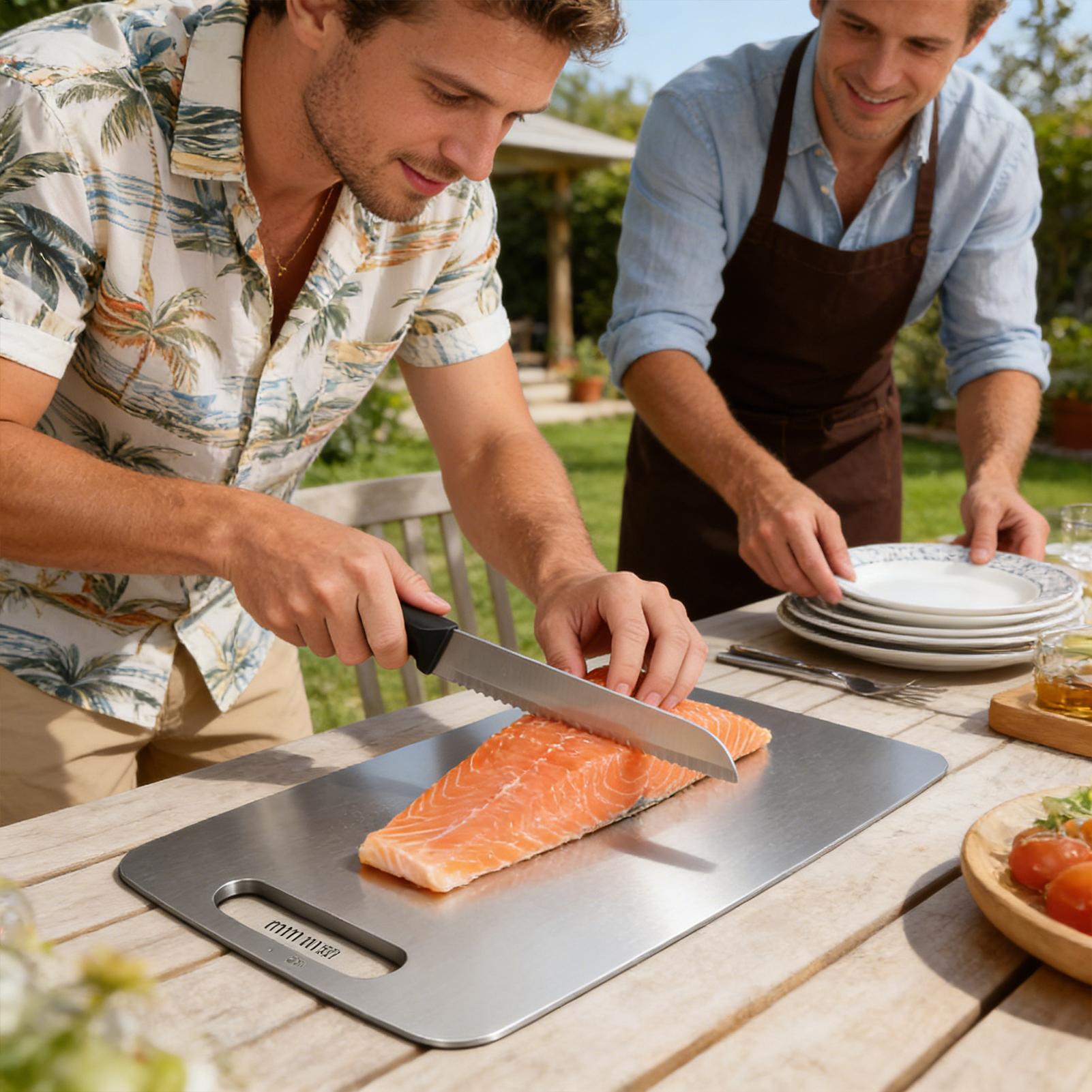 Stainless Steel Chopping Board - огляд і ціна Meal Prep Veggie