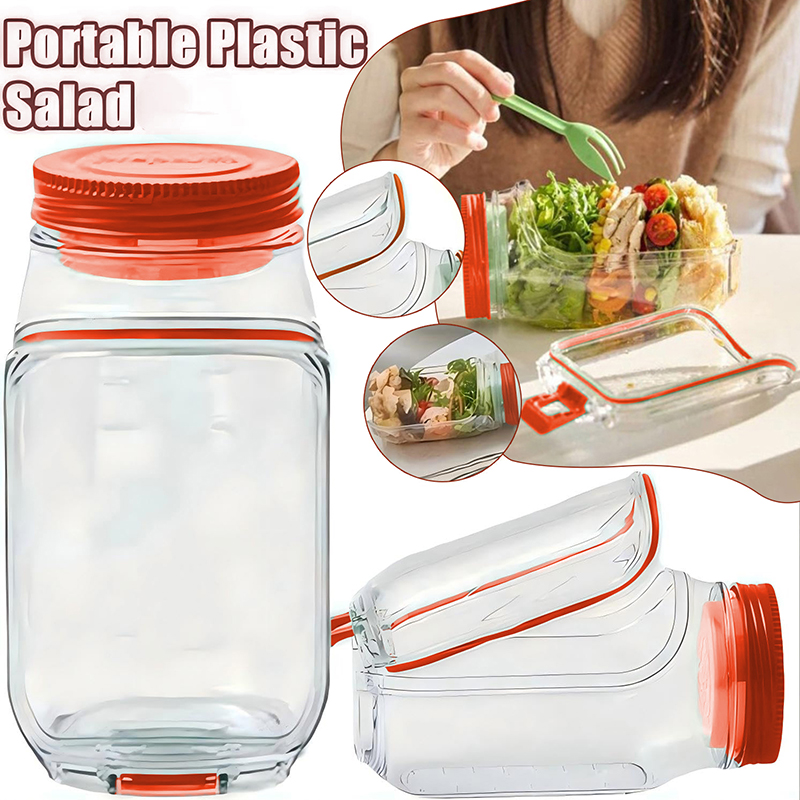 Breakfast Fruit Storage Box Le - огляд і ціна Salad Container Jar