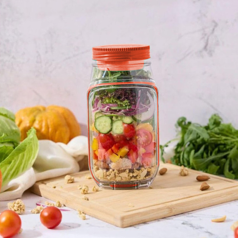Breakfast Fruit Storage Box Le - огляд і ціна Salad Container Jar