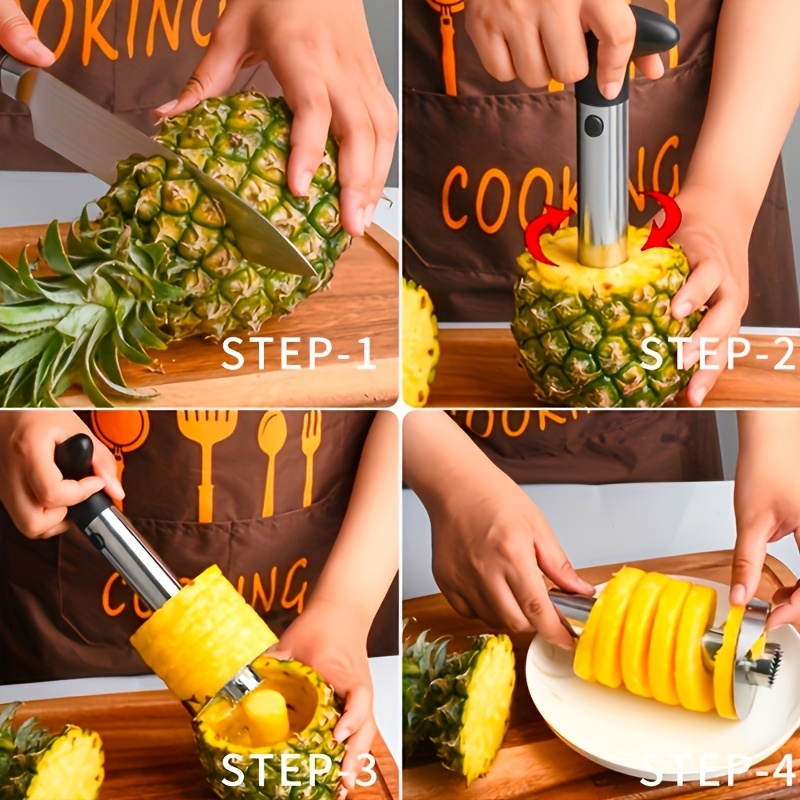 Pineapple Prep Tool, Corer and - огляд і ціна Pineapple Corer Slicer