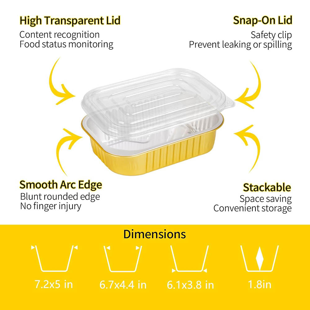 Small Aluminum Pans with Lids  - огляд і ціна Meal Prep Ideas