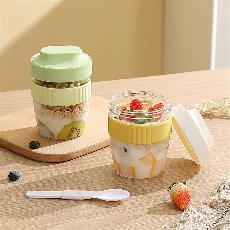 Portable Breakfast Fruit Oat Y - огляд і ціна Salad Container Jar