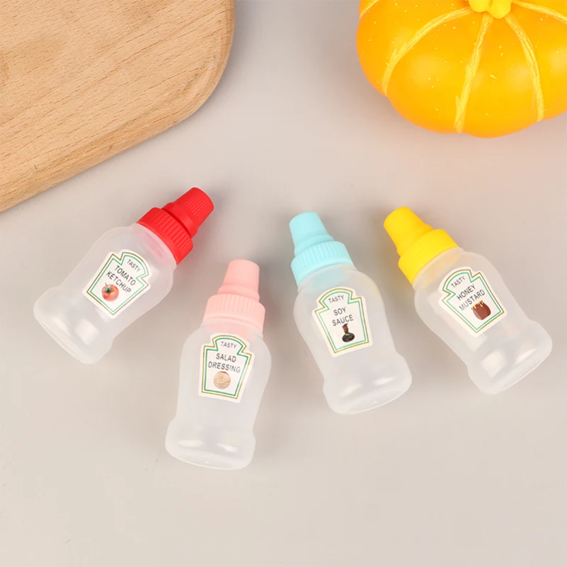 4Pcs/set Mini Sauce Bottle Ket - огляд і ціна Herb Keeper Bottle