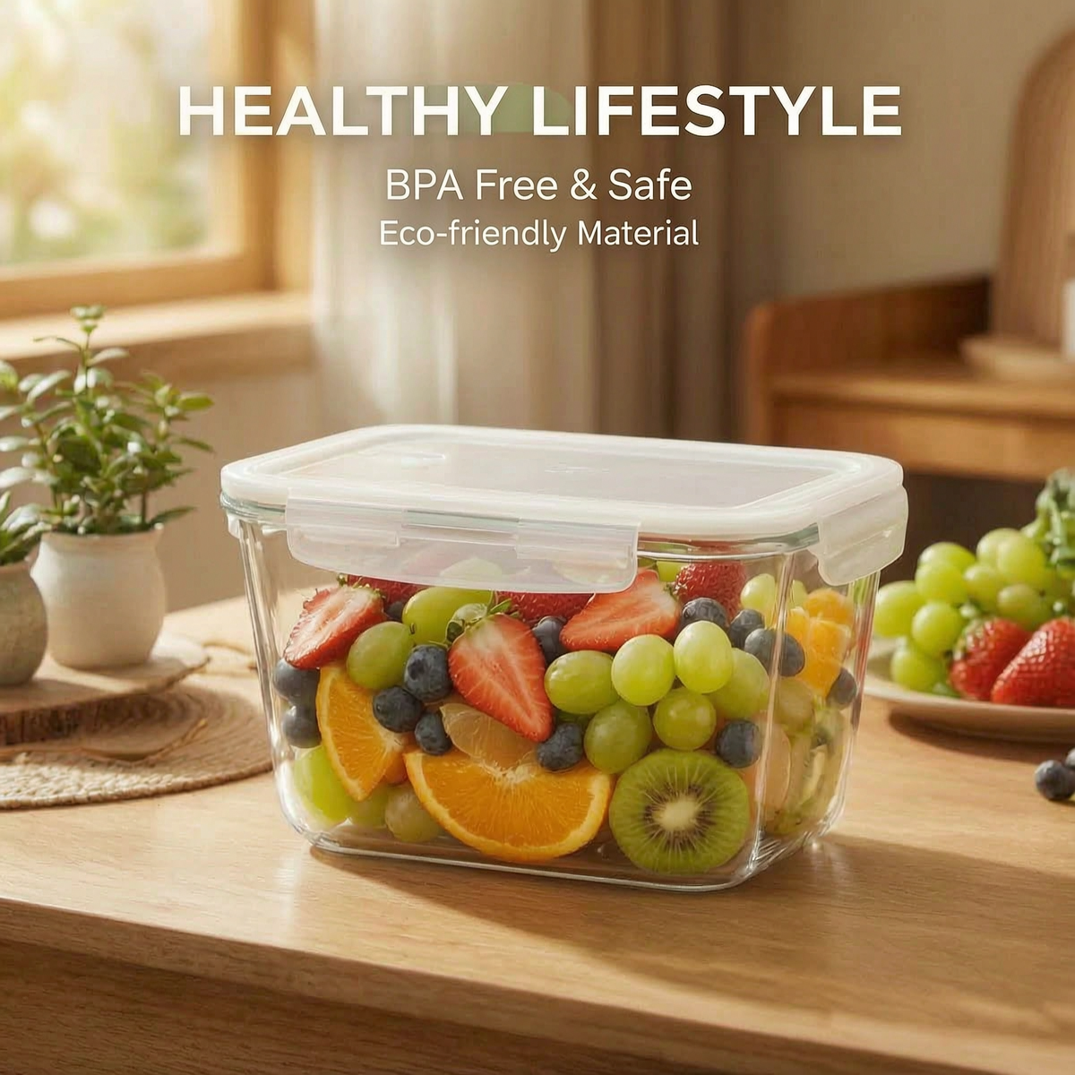 High Borosilicate Glass Crispe - огляд і ціна Meal Prep Veggie