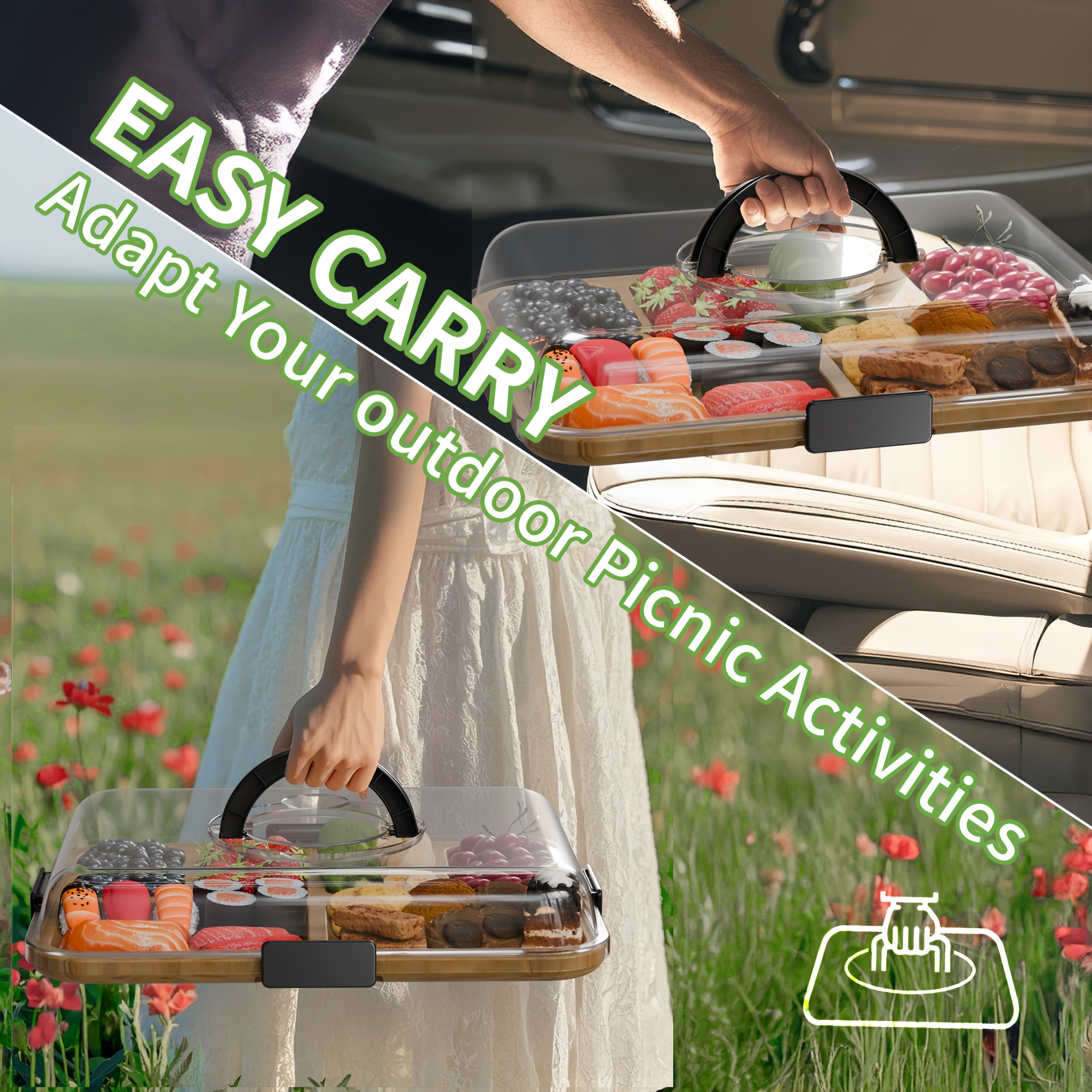 Clear Stackable Food Storage C - огляд і ціна Meal Prep Veggie