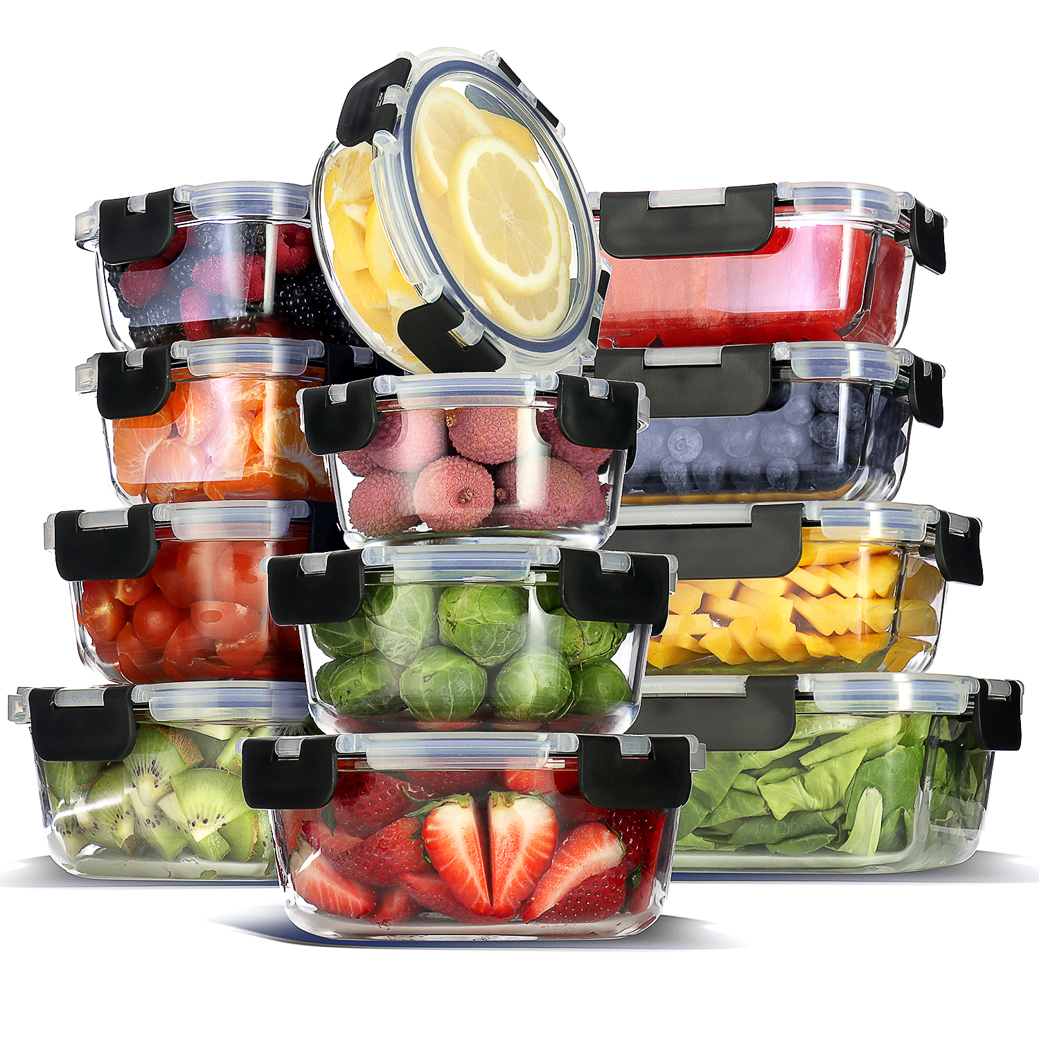 Glass Food Storage Containers  - огляд і ціна Meal Prep Oven Safe Containers