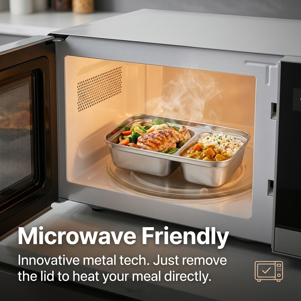 Microwave Safe 304 Stainless S - огляд і ціна Meal Prep Ideas