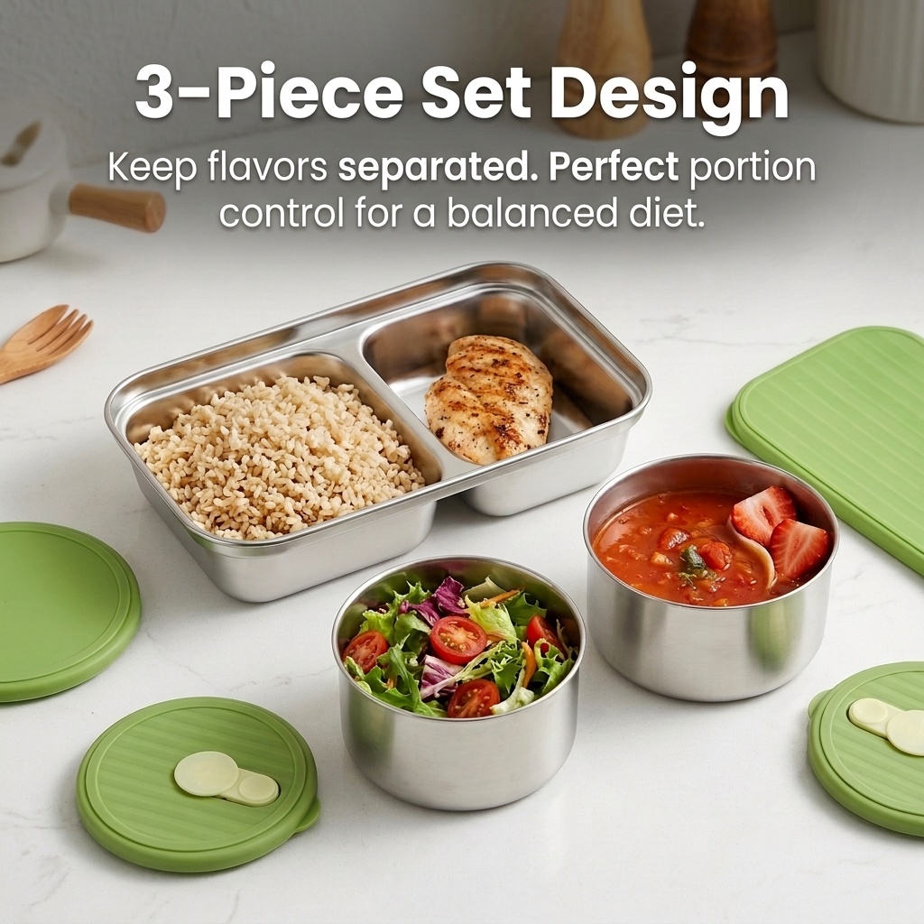 Microwave Safe 304 Stainless S - огляд і ціна Meal Prep Ideas