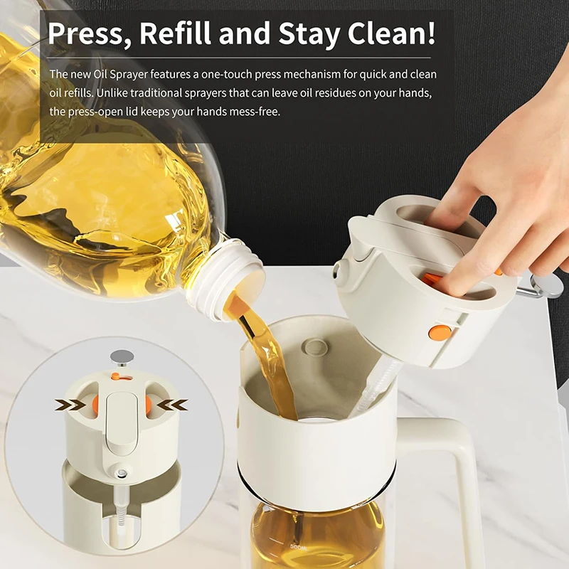 Oil Sprayer for Cooking Large  - огляд і ціна Herb Keeper Bottle