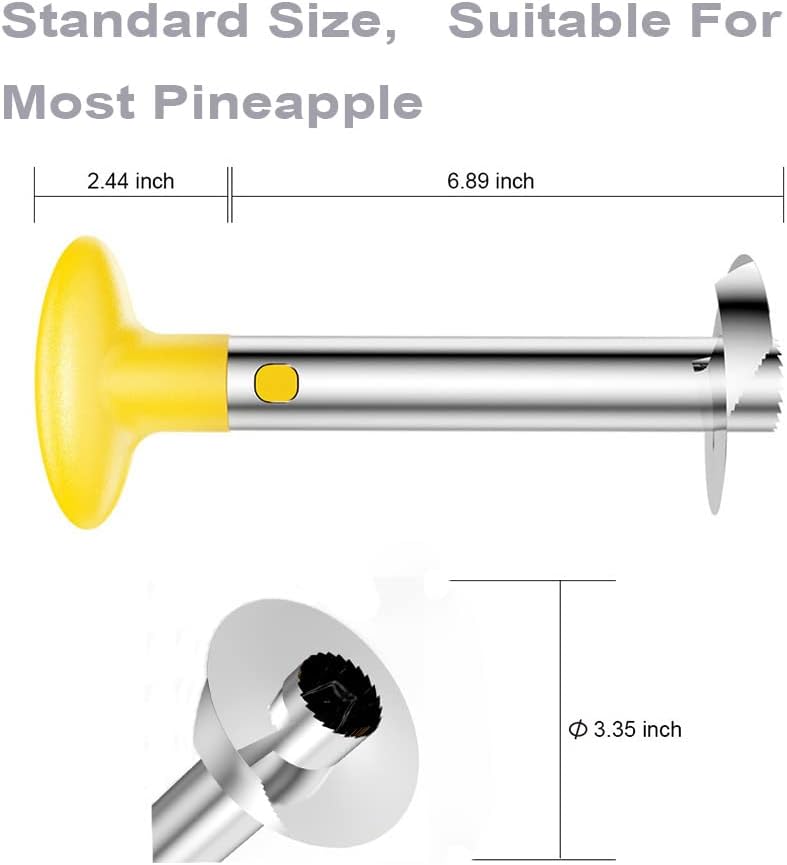 Stainless Steel Pineapple Peel - огляд і ціна Pineapple Corer Slicer
