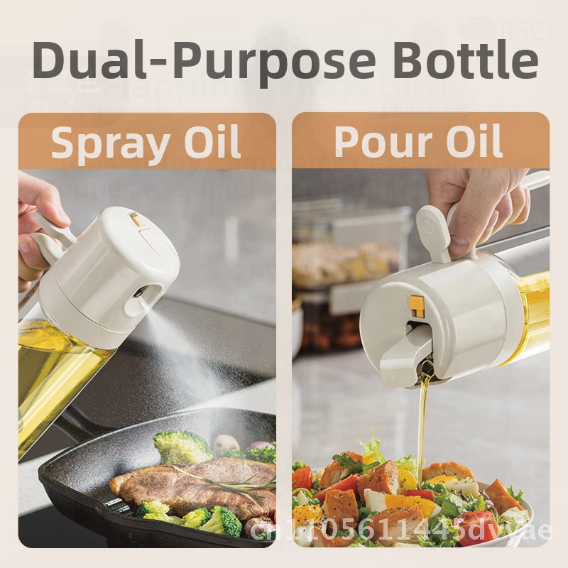 550ml Glass Oil Spray Pot for  - огляд і ціна Herb Keeper Bottle