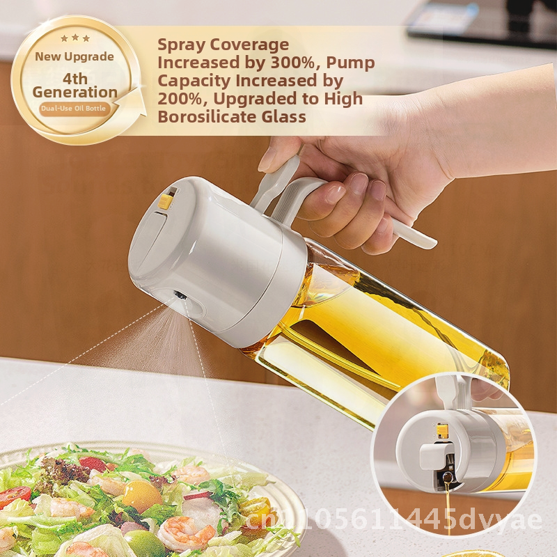 550ml Glass Oil Spray Pot for  - огляд і ціна Herb Keeper Bottle