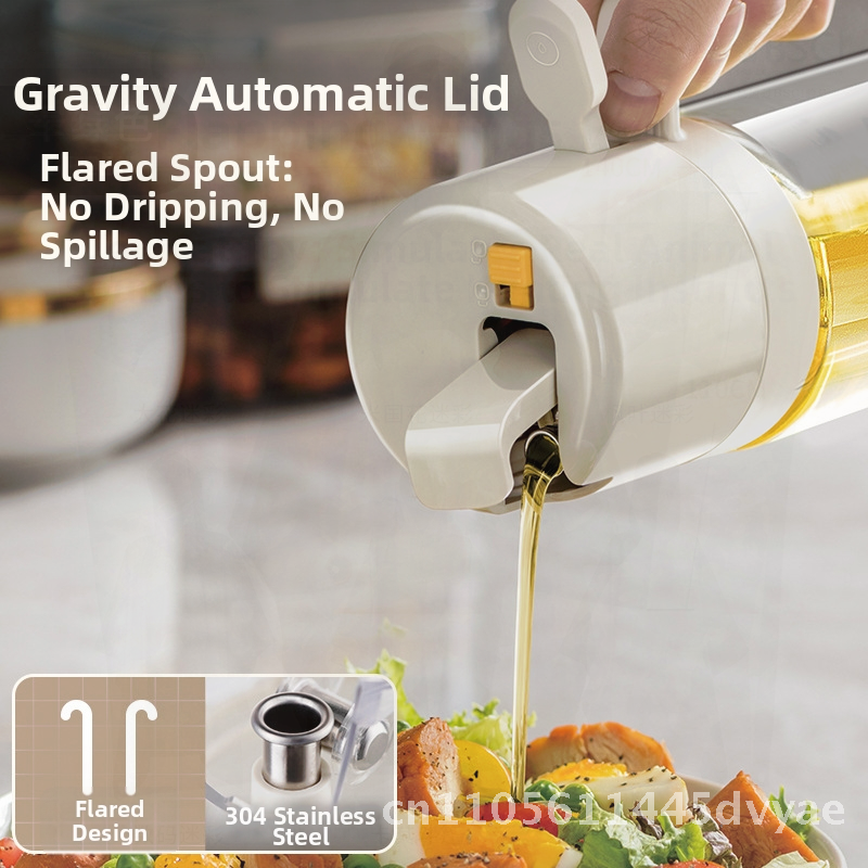 550ml Glass Oil Spray Pot for  - огляд і ціна Herb Keeper Bottle